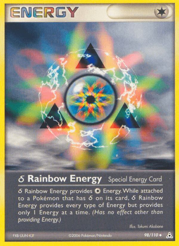 δ Rainbow Energy, kortbilde fra pokemontcg.io