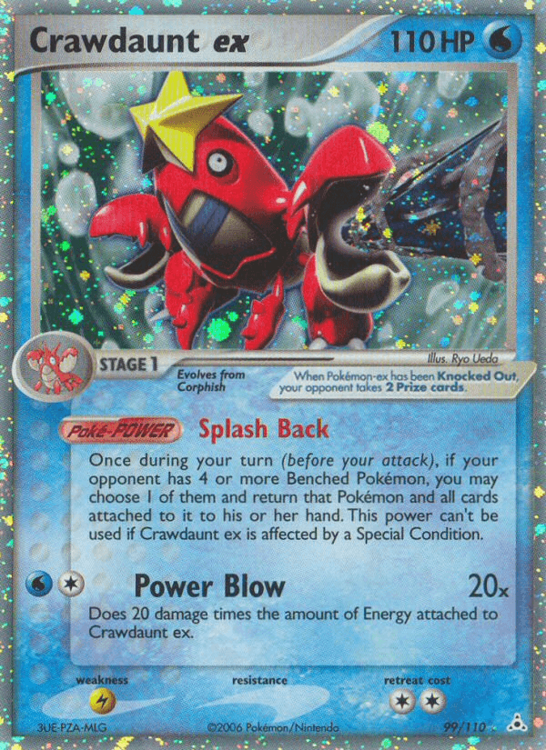 Crawdaunt ex, kortbilde fra pokemontcg.io