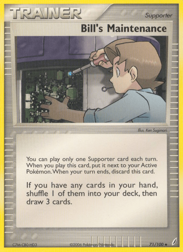 Bill's Maintenance, kortbilde fra pokemontcg.io