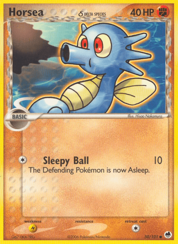 Horsea δ, kortbilde fra pokemontcg.io