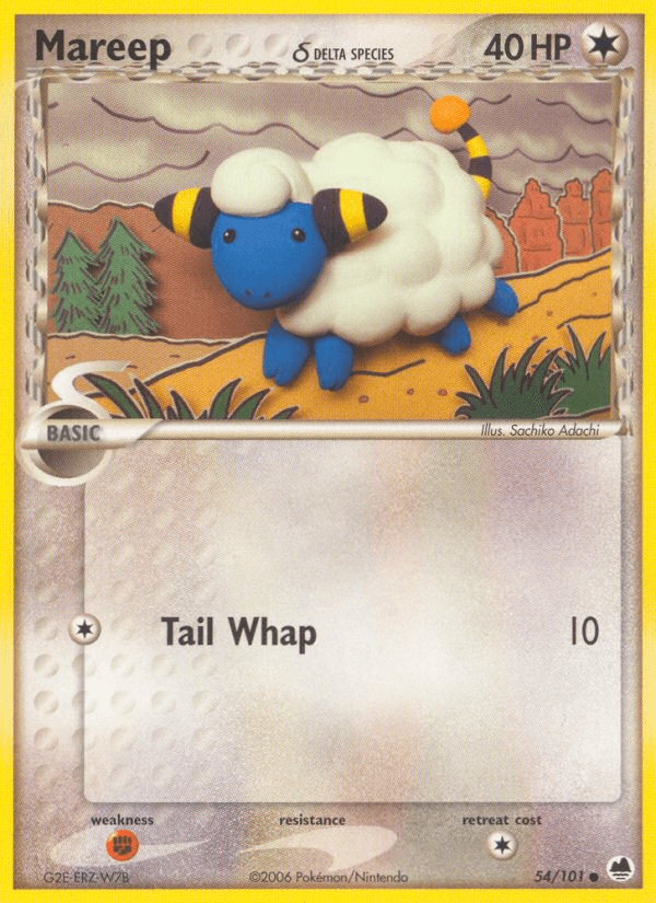 Mareep δ, kortbilde fra pokemontcg.io