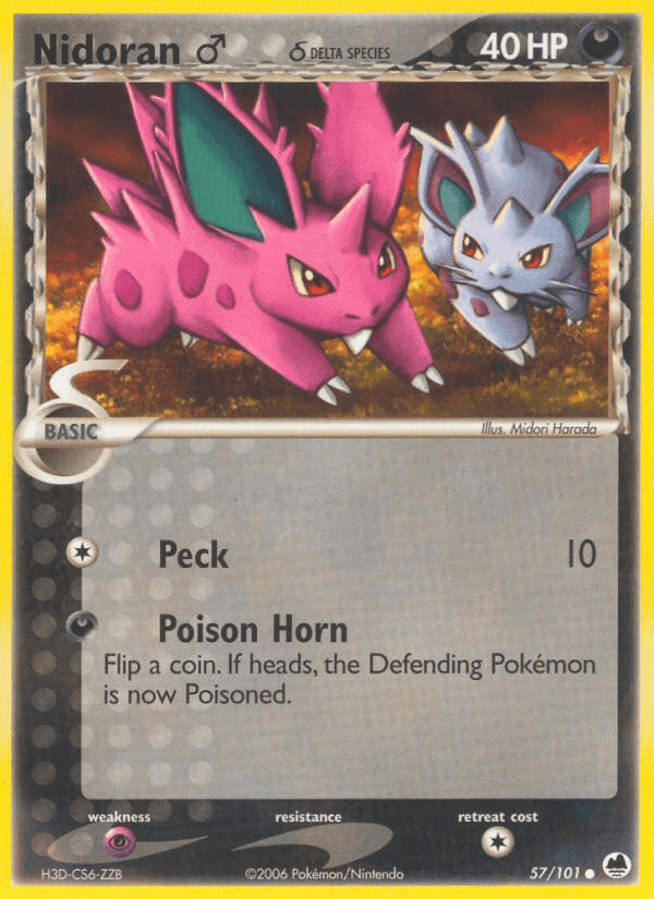 Nidoran ♂ δ, kortbilde fra pokemontcg.io