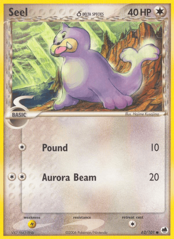 Seel δ, kortbilde fra pokemontcg.io