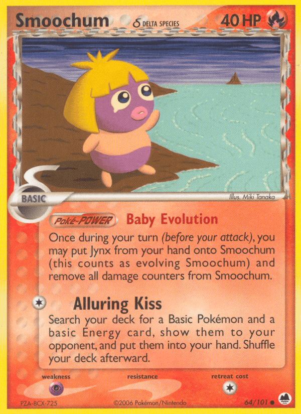 Smoochum δ, kortbilde fra pokemontcg.io