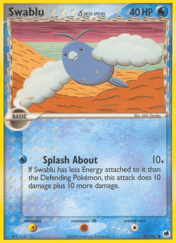 Swablu δ, kortbilde fra pokemontcg.io
