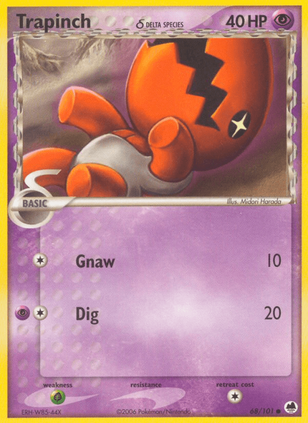 Trapinch δ, kortbilde fra pokemontcg.io