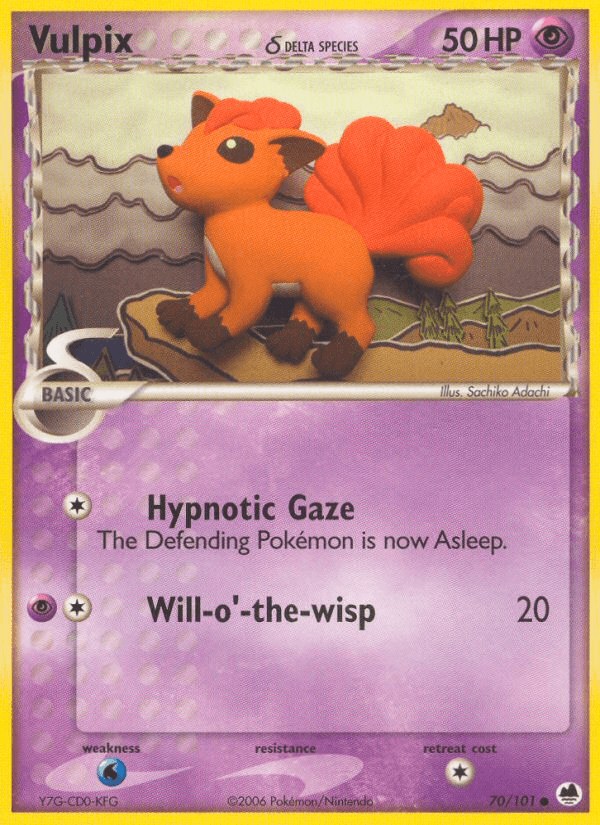 Vulpix δ, kortbilde fra pokemontcg.io