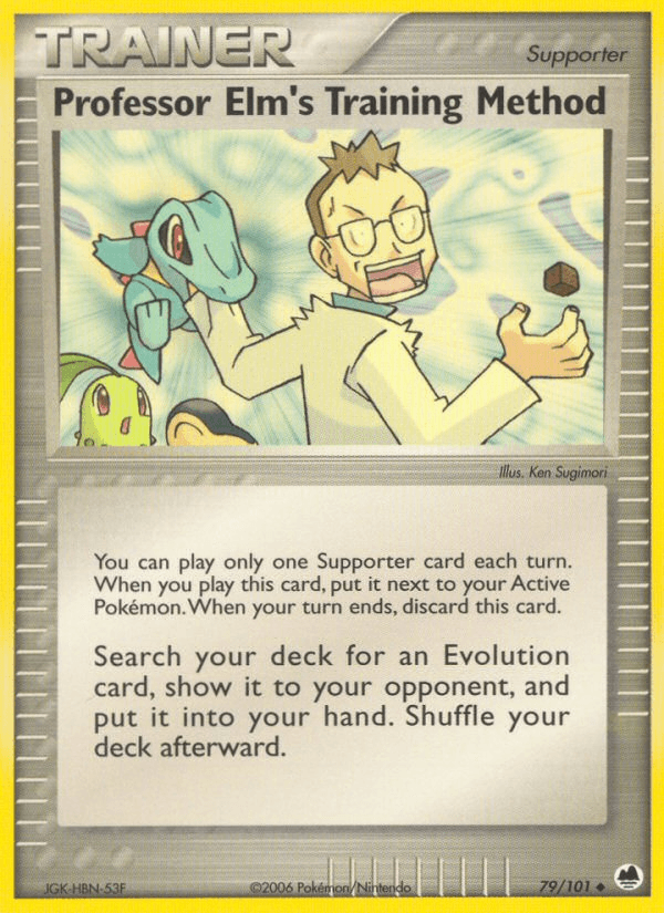 Professor Elm's Training Method, kortbilde fra pokemontcg.io