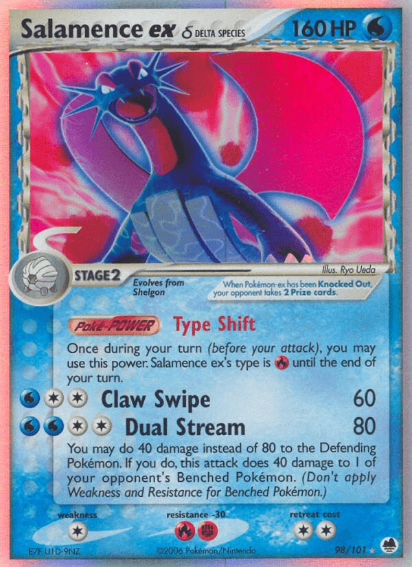 Salamence ex δ, kortbilde fra pokemontcg.io