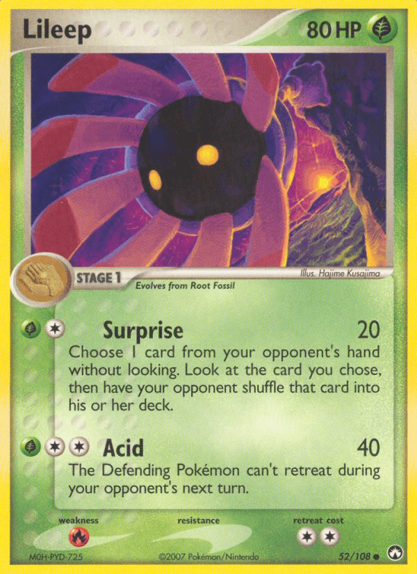Lileep, kortbilde fra pokemontcg.io