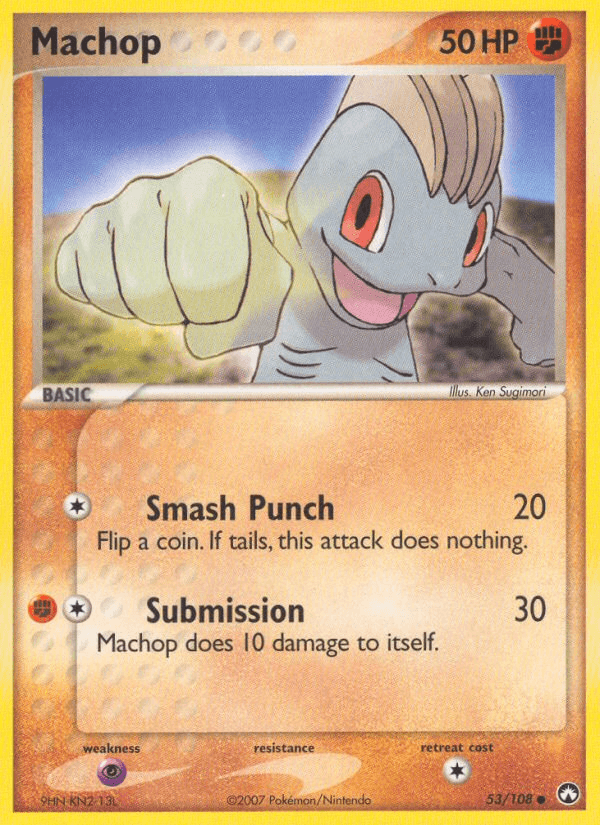 Machop, kortbilde fra pokemontcg.io