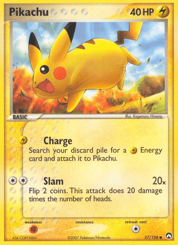 Pikachu, kortbilde fra pokemontcg.io