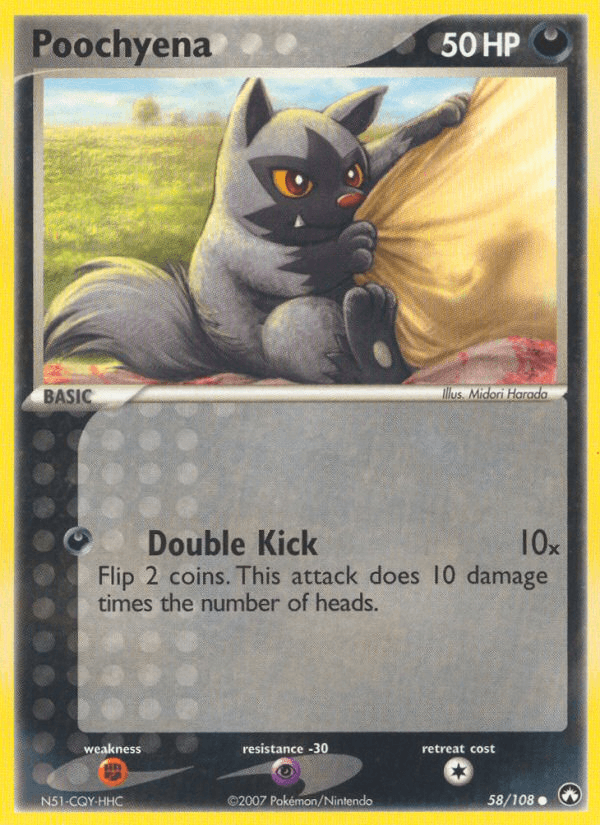 Poochyena, kortbilde fra pokemontcg.io