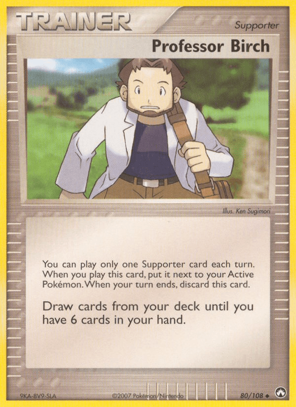 Professor Birch, kortbilde fra pokemontcg.io