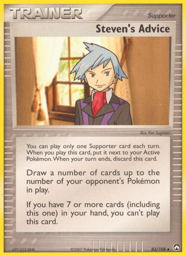 Steven's Advice, kortbilde fra pokemontcg.io