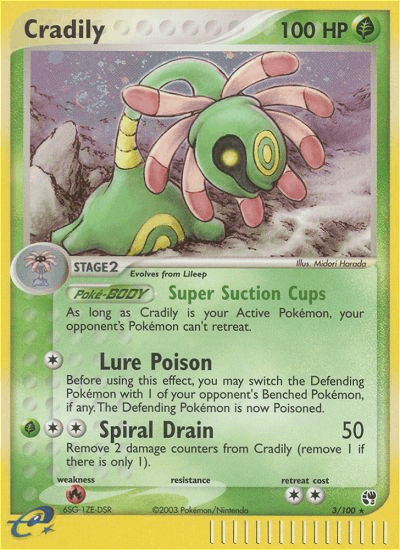 Cradily, kortbilde fra pokemontcg.io