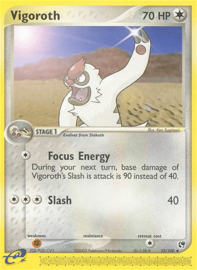Vigoroth, kortbilde fra pokemontcg.io