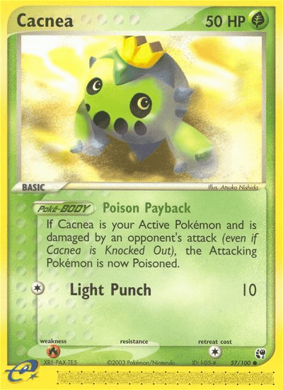 Cacnea, kortbilde fra pokemontcg.io