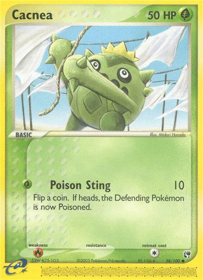 Cacnea, kortbilde fra pokemontcg.io