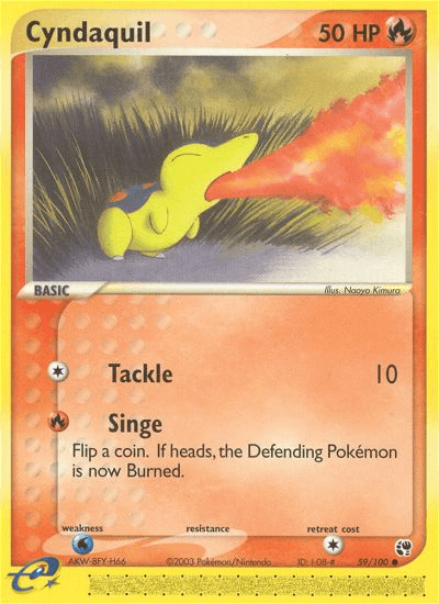 Cyndaquil, kortbilde fra pokemontcg.io