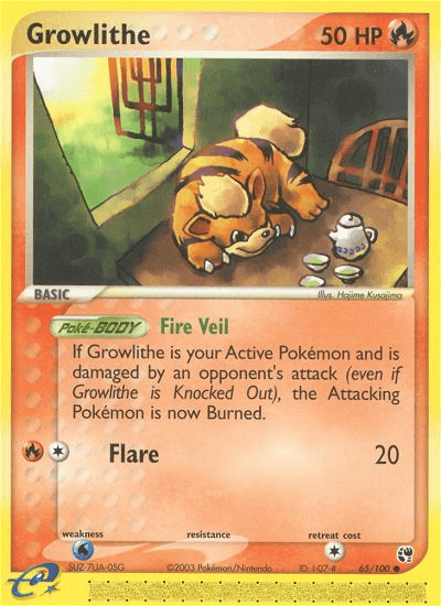 Growlithe, kortbilde fra pokemontcg.io