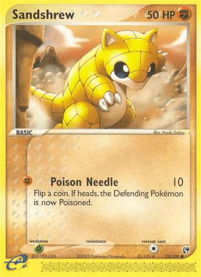 Sandshrew, kortbilde fra pokemontcg.io