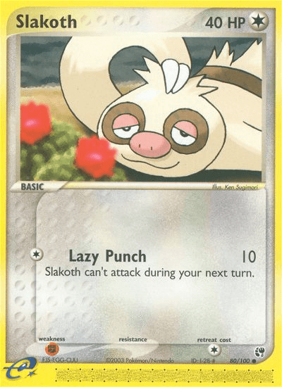 Slakoth, kortbilde fra pokemontcg.io