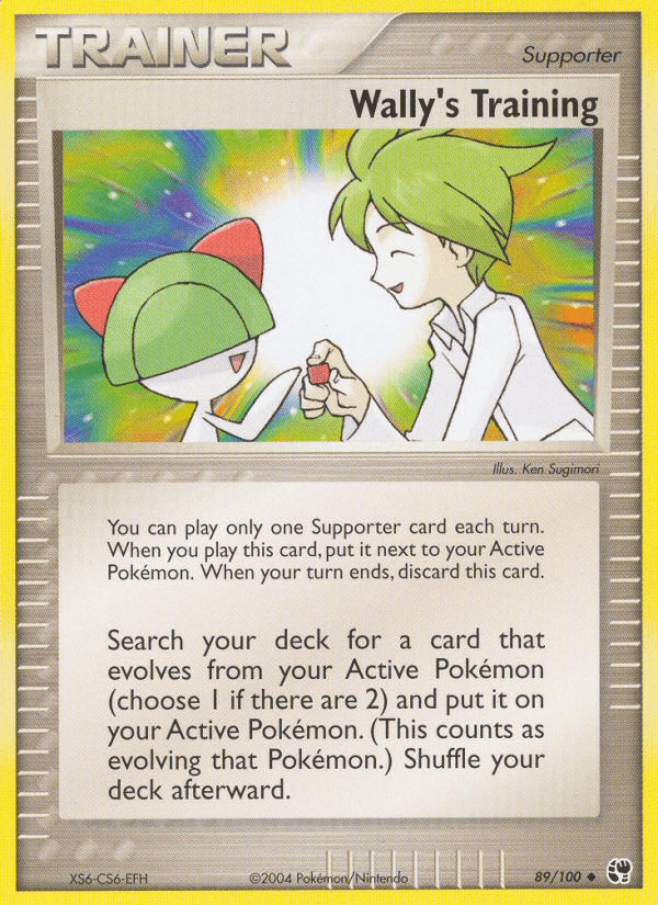Wally's Training, kortbilde fra pokemontcg.io
