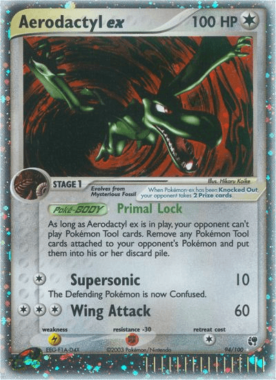 Aerodactyl ex, kortbilde fra pokemontcg.io