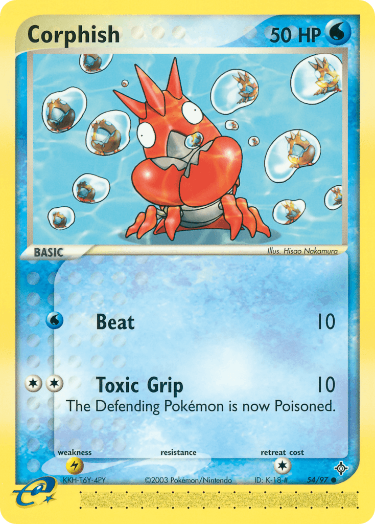 Corphish, kortbilde fra pokemontcg.io