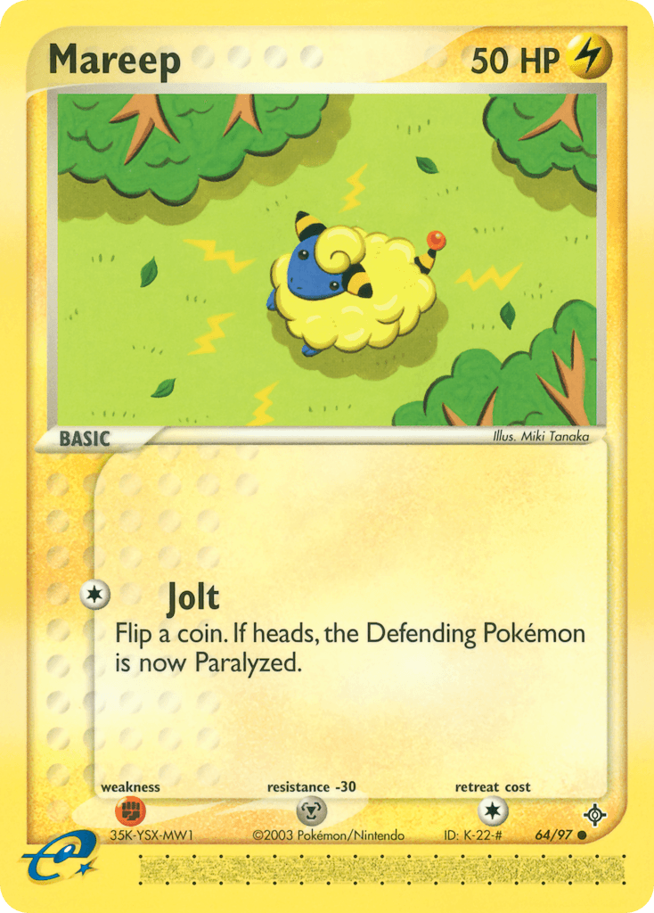 Mareep, kortbilde fra pokemontcg.io