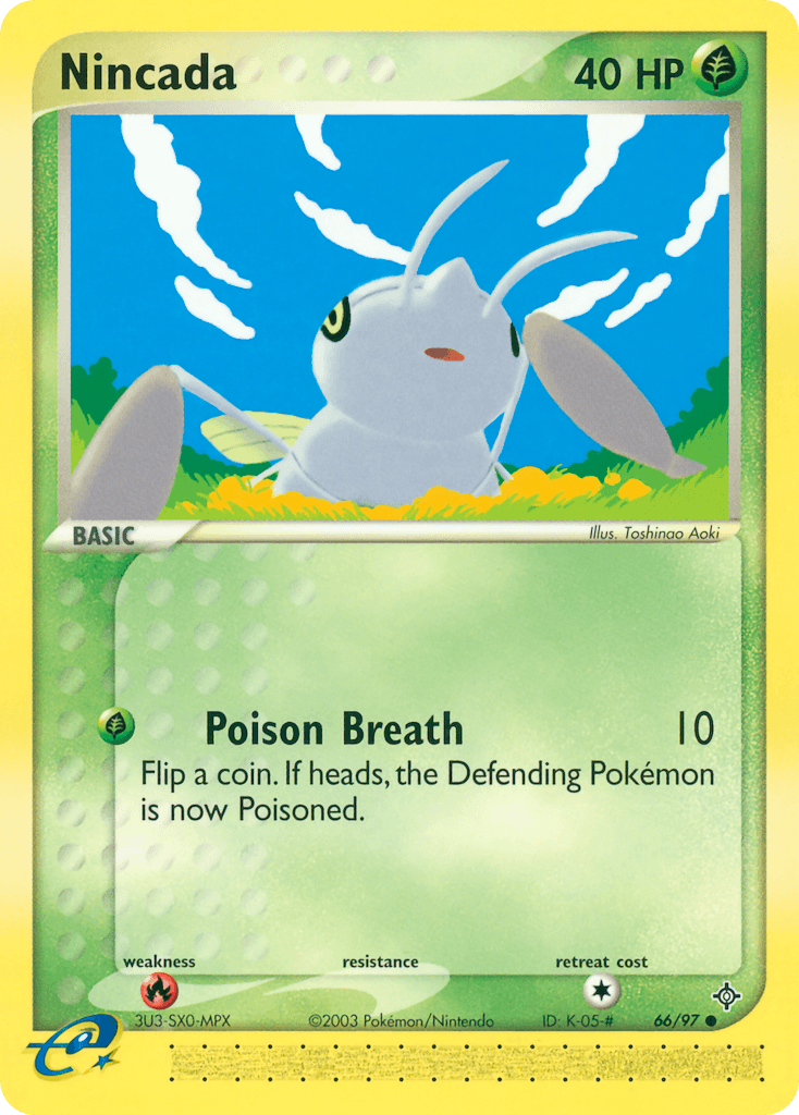 Nincada, kortbilde fra pokemontcg.io