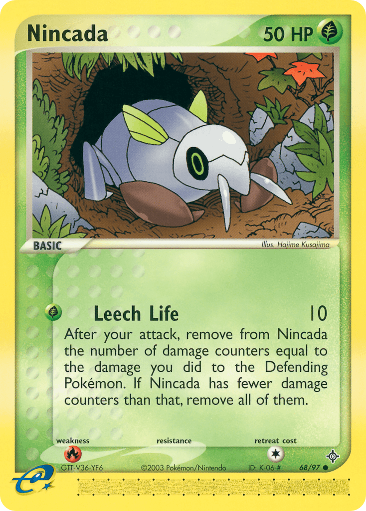 Nincada, kortbilde fra pokemontcg.io