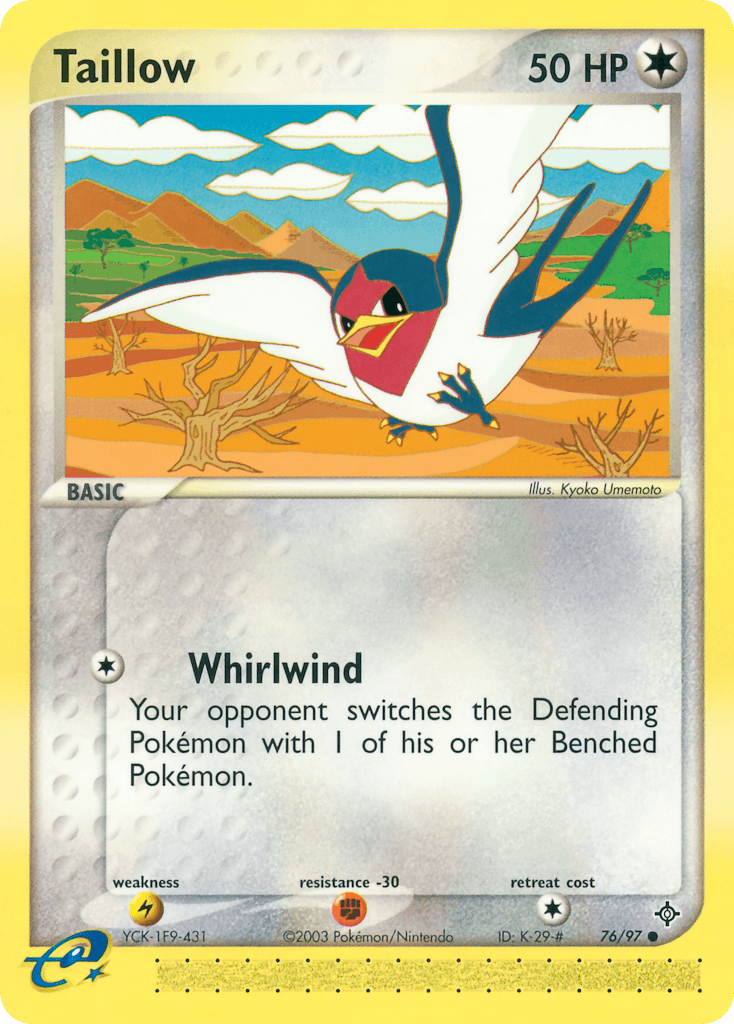 Taillow, kortbilde fra pokemontcg.io