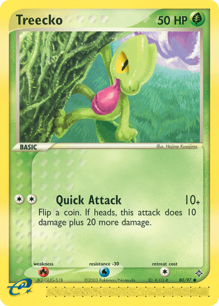Treecko, kortbilde fra pokemontcg.io