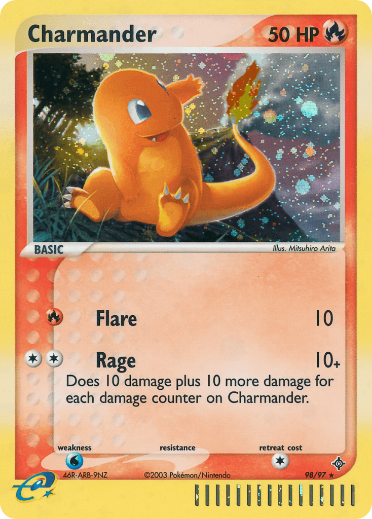 Charmander, kortbilde fra pokemontcg.io