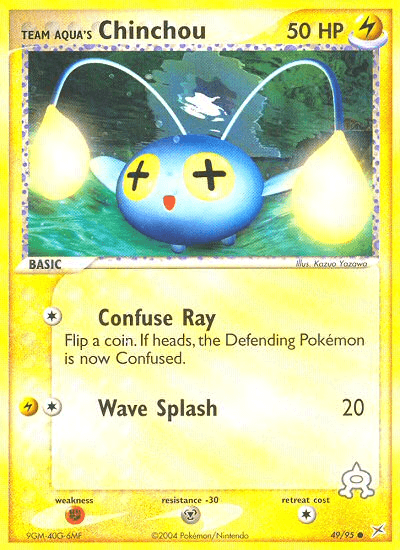 Team Aqua's Chinchou, kortbilde fra pokemontcg.io
