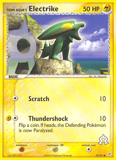 Team Aqua's Electrike, kortbilde fra pokemontcg.io
