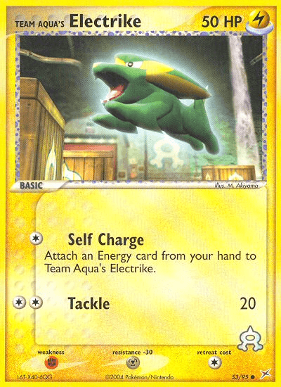 Team Aqua's Electrike, kortbilde fra pokemontcg.io