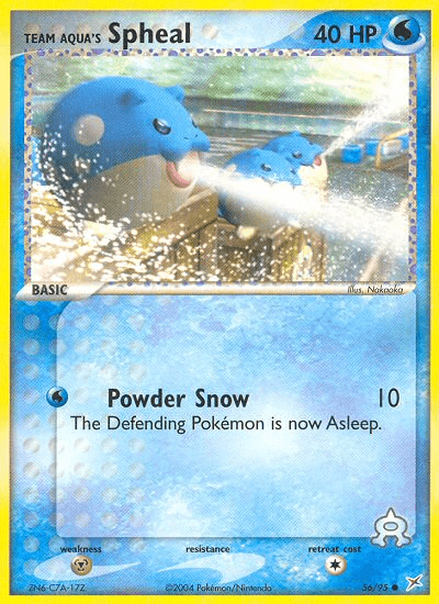Team Aqua's Spheal, kortbilde fra pokemontcg.io