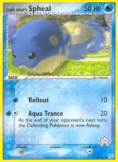 Team Aqua's Spheal, kortbilde fra pokemontcg.io