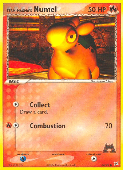 Team Magma's Numel, kortbilde fra pokemontcg.io