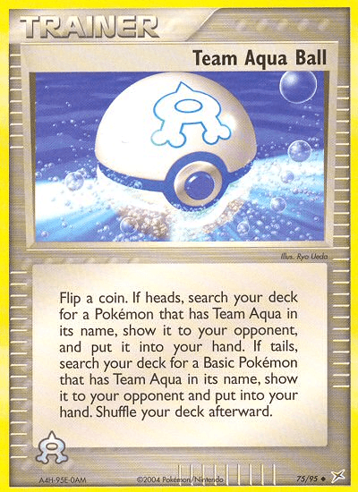 Team Aqua Ball, kortbilde fra pokemontcg.io