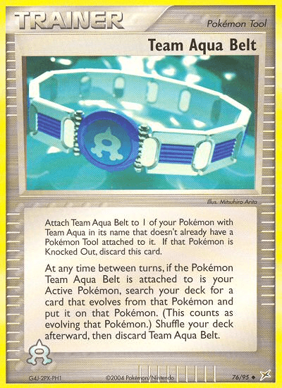 Team Aqua Belt, kortbilde fra pokemontcg.io