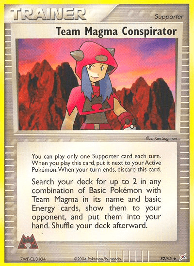 Team Magma Conspirator, kortbilde fra pokemontcg.io