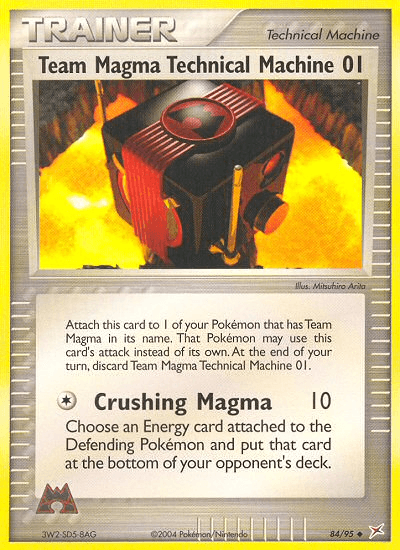 Team Magma Technical Machine 01, kortbilde fra pokemontcg.io