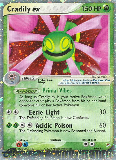 Cradily ex, kortbilde fra pokemontcg.io