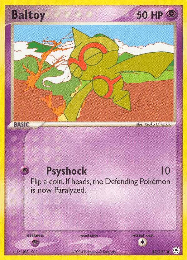 Baltoy, kortbilde fra pokemontcg.io