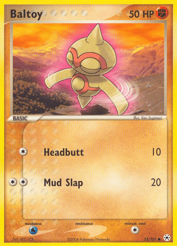 Baltoy, kortbilde fra pokemontcg.io