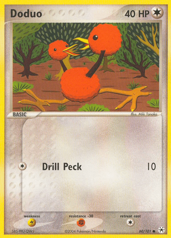 Doduo, kortbilde fra pokemontcg.io
